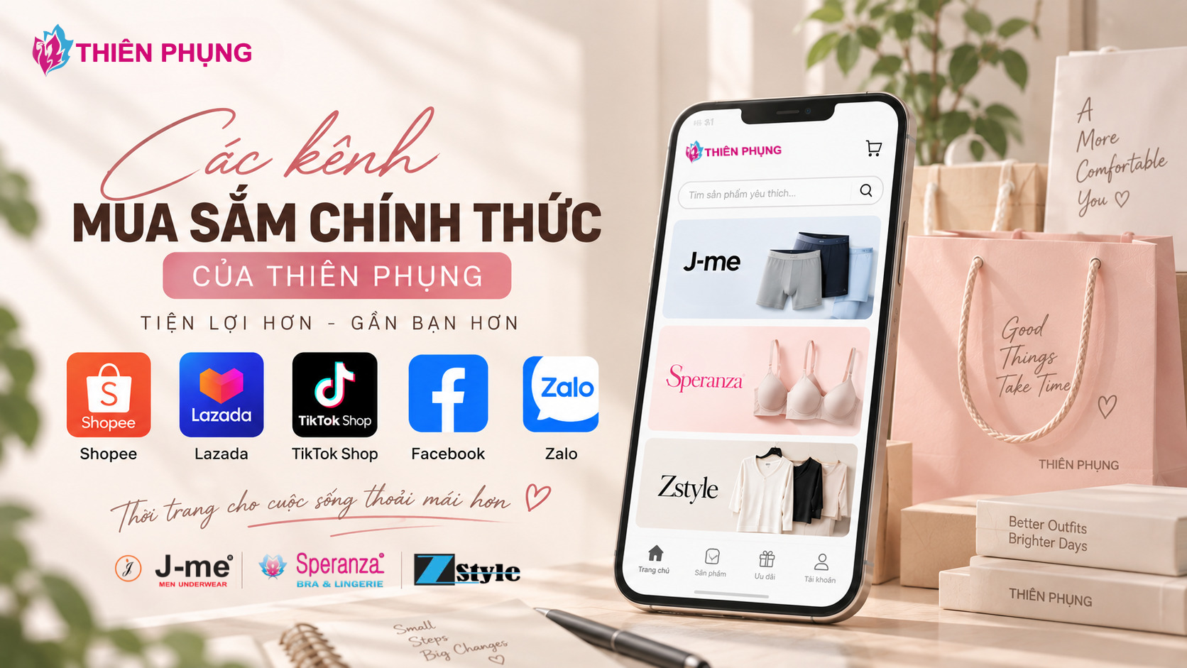 Các Kênh Mua Sắm Và Kết Nối Chính Thức Của Công Ty Thiên Phụng