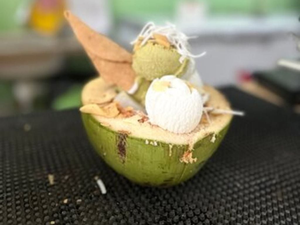 chi tiết cách làm kem bơ dừa