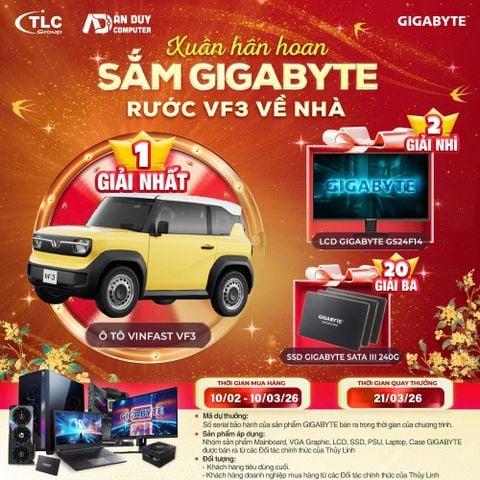XUÂN HÂN HOAN – SẮM GIGABYTE, RƯỚC VF3 VỀ NHÀ