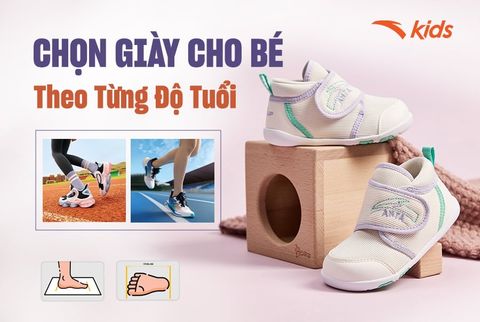 CÁCH CHỌN GIÀY THỂ THAO CHUẨN CHO BÉ THEO TỪNG ĐỘ TUỔI