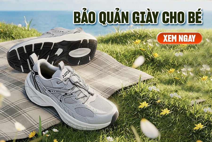 Bí Quyết Bảo Quản Giày Thể Thao Trẻ Em Luôn Bền Đẹp Như Mới