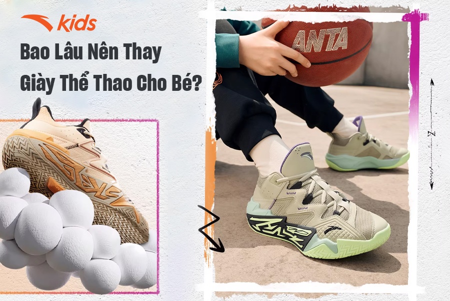 Bao Lâu Nên Thay Giày Thể Thao Cho Bé?
