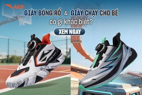 Giày Bóng Rổ Khác Gì Giày Chạy Cho Bé? Ba Mẹ Đừng Chọn Nhầm!