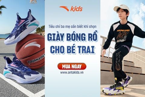 Tiêu chí ba mẹ cần biết khi chọn giày bóng rổ cho bé trai