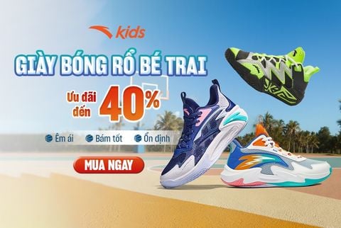 Giày Bóng Rổ Bé Trai ANTA Kids – Bứt Phá Sân Đấu, Sale Up To 40%