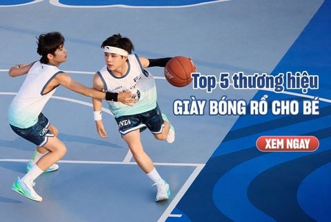 Top 5 Thương Hiệu Giày Bóng Rổ Cho Bé