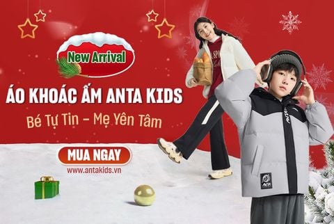 Bộ Sưu Tập Áo Khoác Ấm ANTA Kids – Giữ Trọn Hơi Ấm, Thoải Mái Cả Ngày Đông