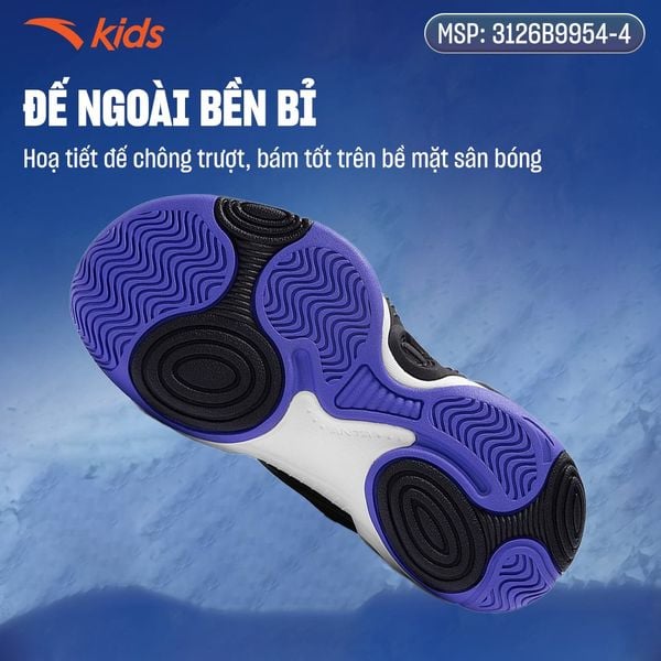 Giày Bóng Rổ Bé Trai Size 28-32 Anta Kids Unique Shape 3126B9954-4