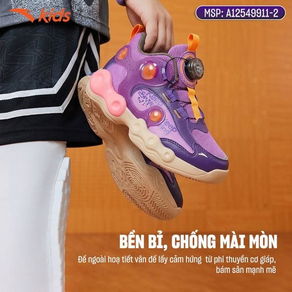Giày Bóng Rổ Thể Thao Bé Trai Size 28-33 Anta Kids A12549911-2