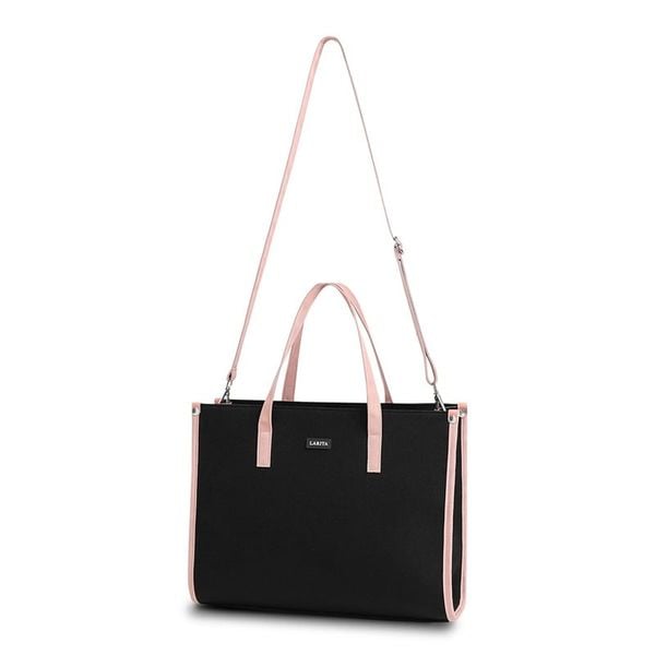 túi xách Larita Metro Work 13 S Black/Pink