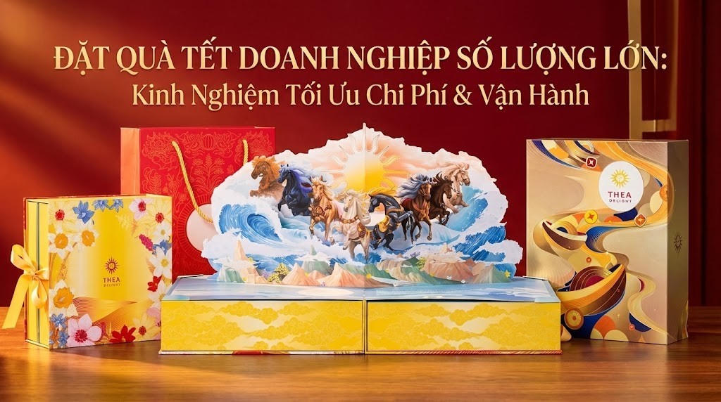Đặt Quà Tết Doanh Nghiệp Số Lượng Lớn: Kinh Nghiệm Tối Ưu Chi Phí & Vận Hành