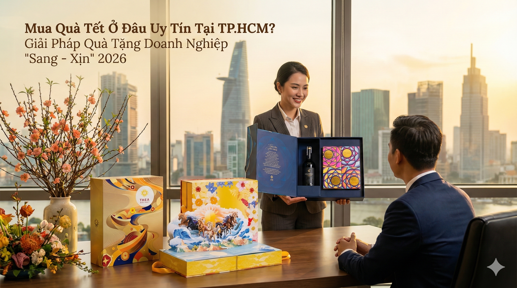 Mua Quà Tết Ở Đâu Uy Tín Tại TP.HCM? Giải Pháp Quà Tặng Doanh Nghiệp 