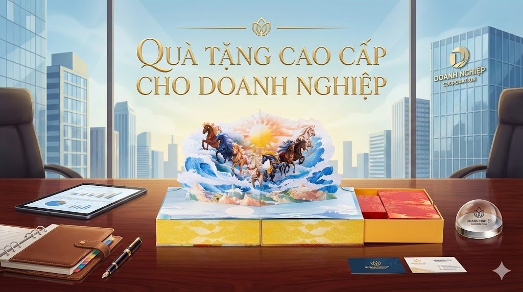 Quà Tết cao cấp 2026 cho doanh nghiệp: Sang trọng, đúng đối tượng