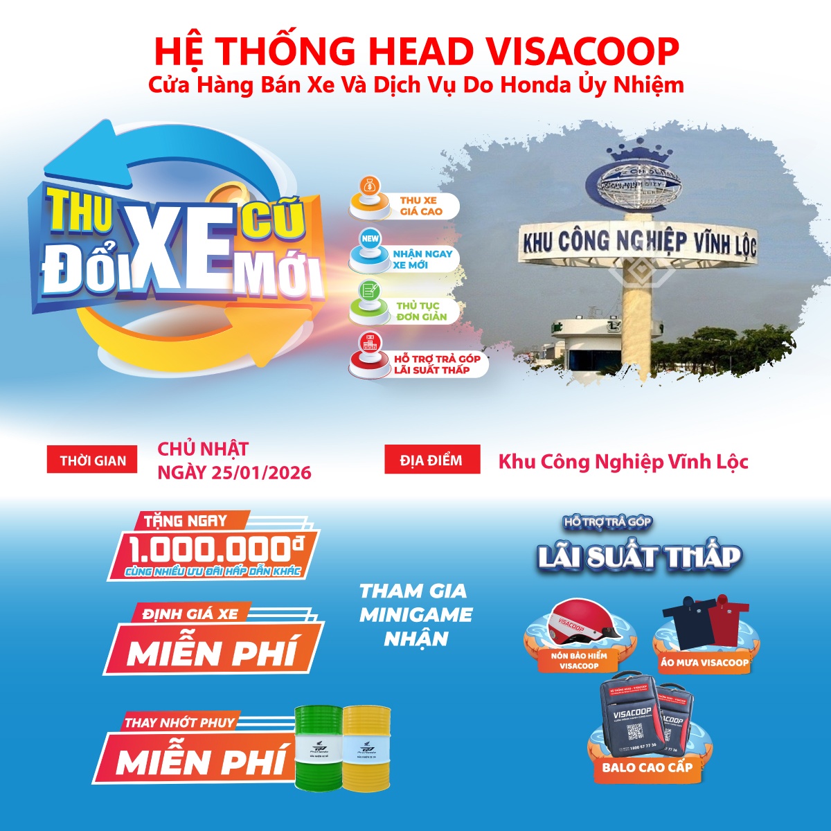 THU XE CŨ ĐỔI XE MỚI - NHẬN NGAY VOUCHER 1.000.000Đ!