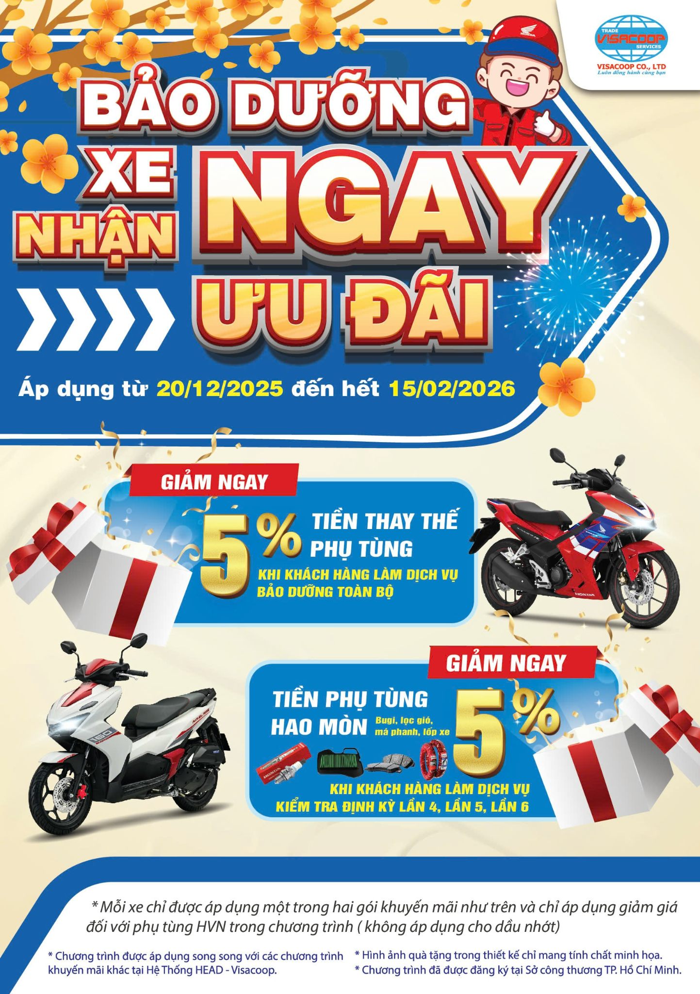✨ BẢO DƯỠNG XE NGAY - NHẬN NGAY ƯU ĐÃI KHỦNG DỊP TẾT! ✨