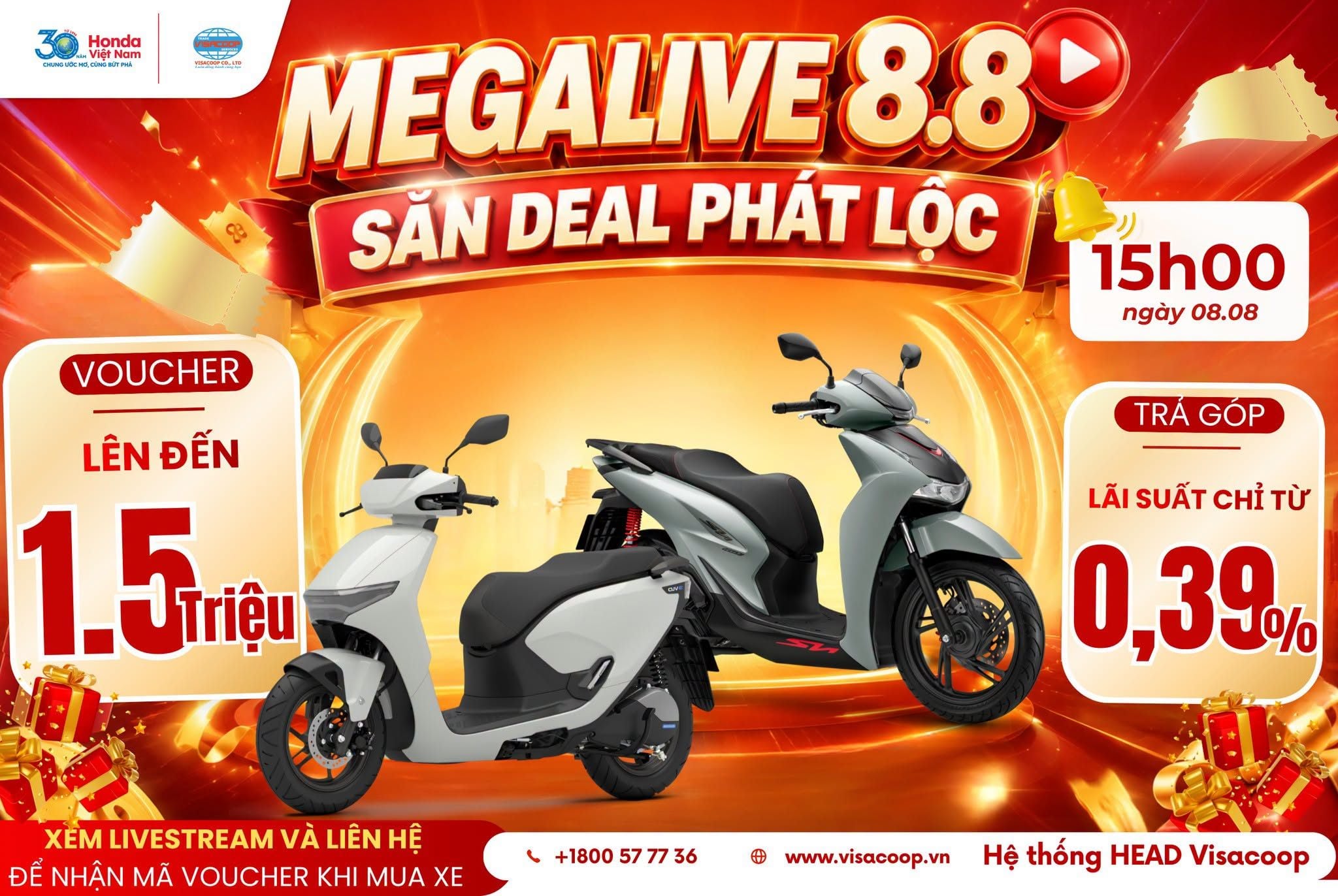 MEGAVLIVE 8.8 - SĂN DEAL PHÁT LỘC!
