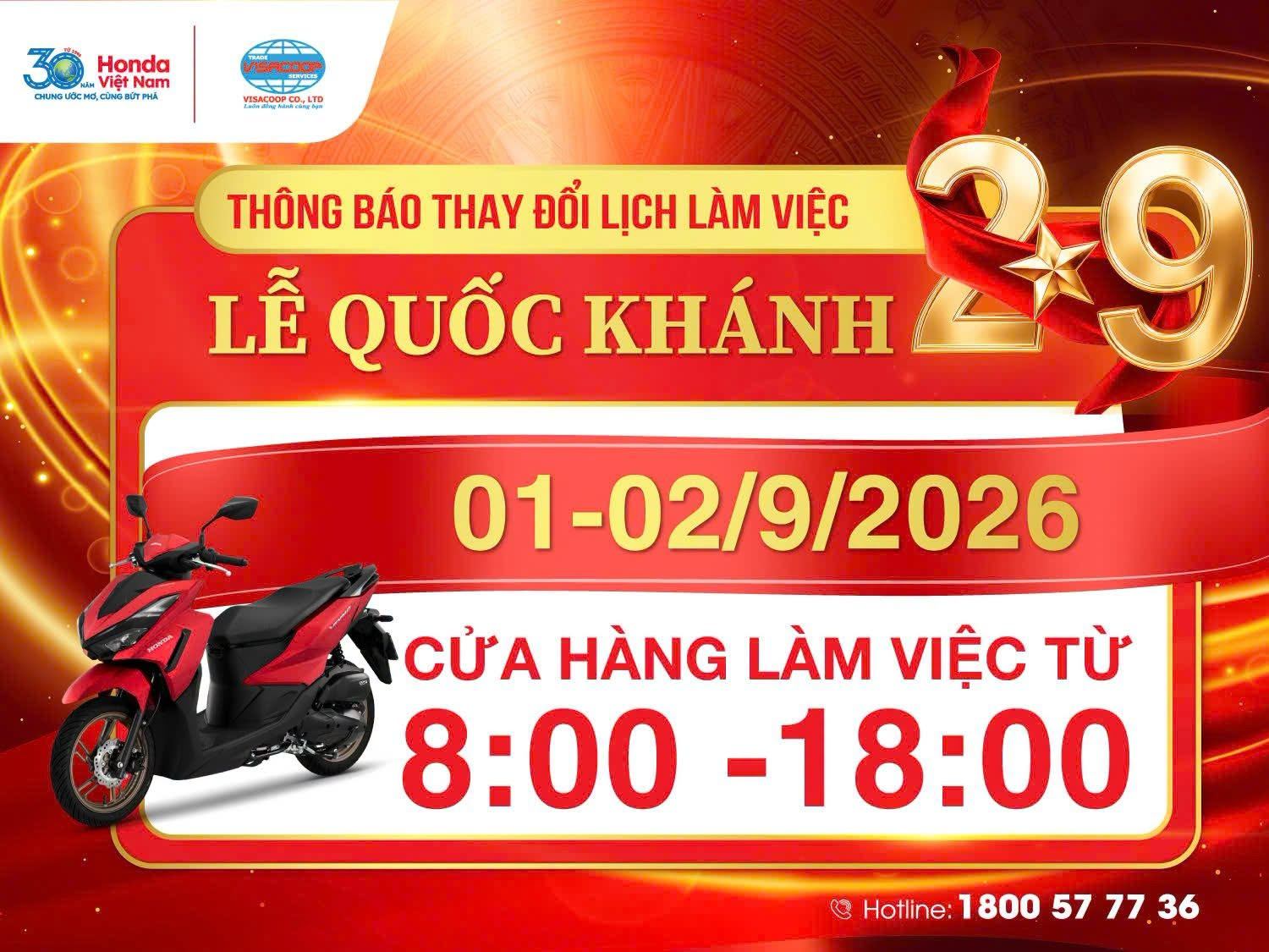 HEAD VISACOOP VẪN HOẠT ĐỘNG XUYÊN LỄ QUỐC KHÁNH 2/9