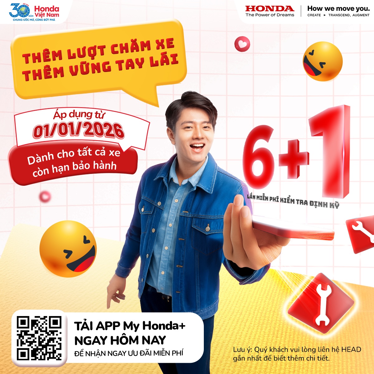 ĐẶC QUYỀN CHĂM XE: THÊM LƯỢT MIỄN PHÍ, THÊM VẠN DẶM VUI!