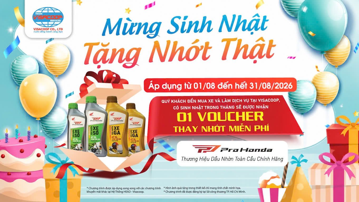 Mừng sinh nhật - Tặng nhớt thật!