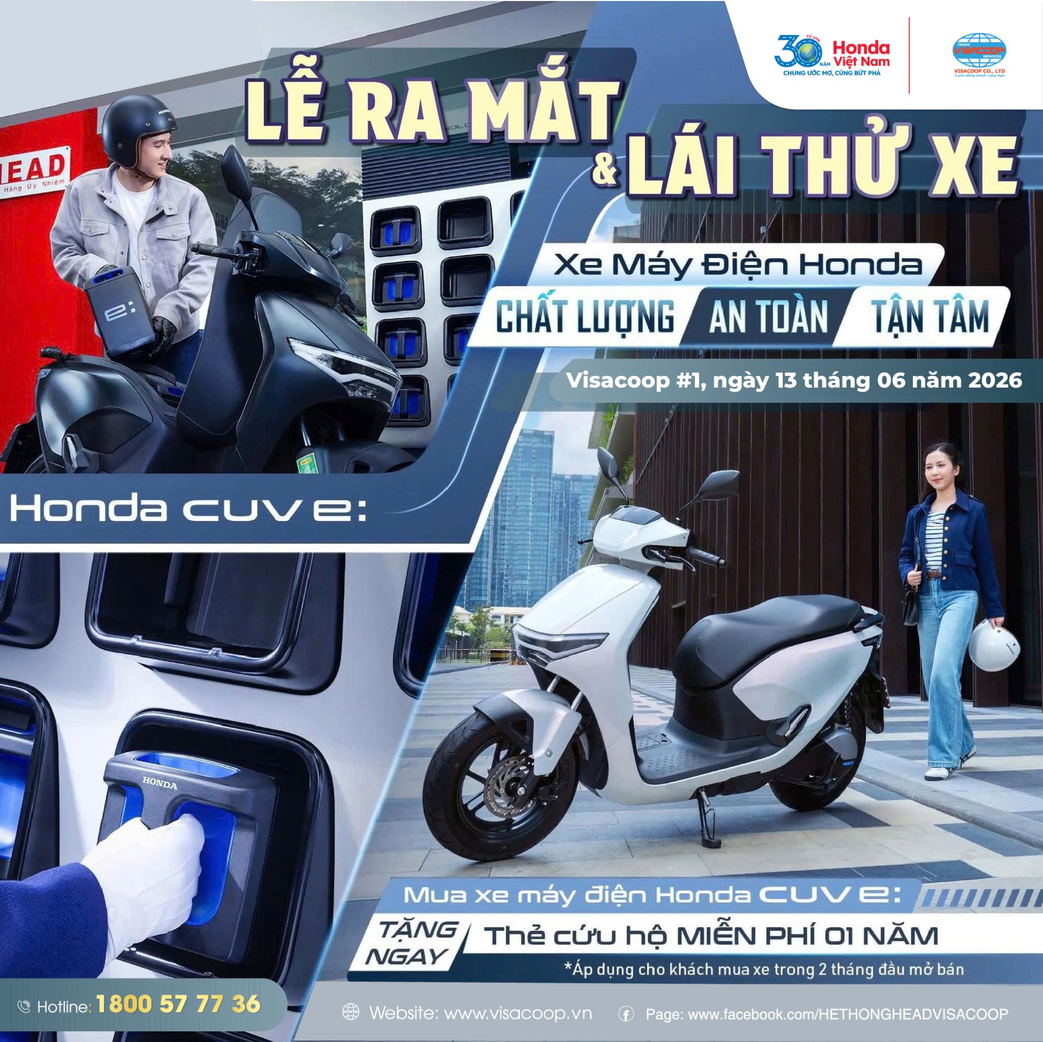 LỄ RA MẮT & LÁI THỬ XE MÁY ĐIỆN HONDA CUV e: – TRẢI NGHIỆM TƯƠNG LAI DI CHUYỂN CÙNG HONDA!
