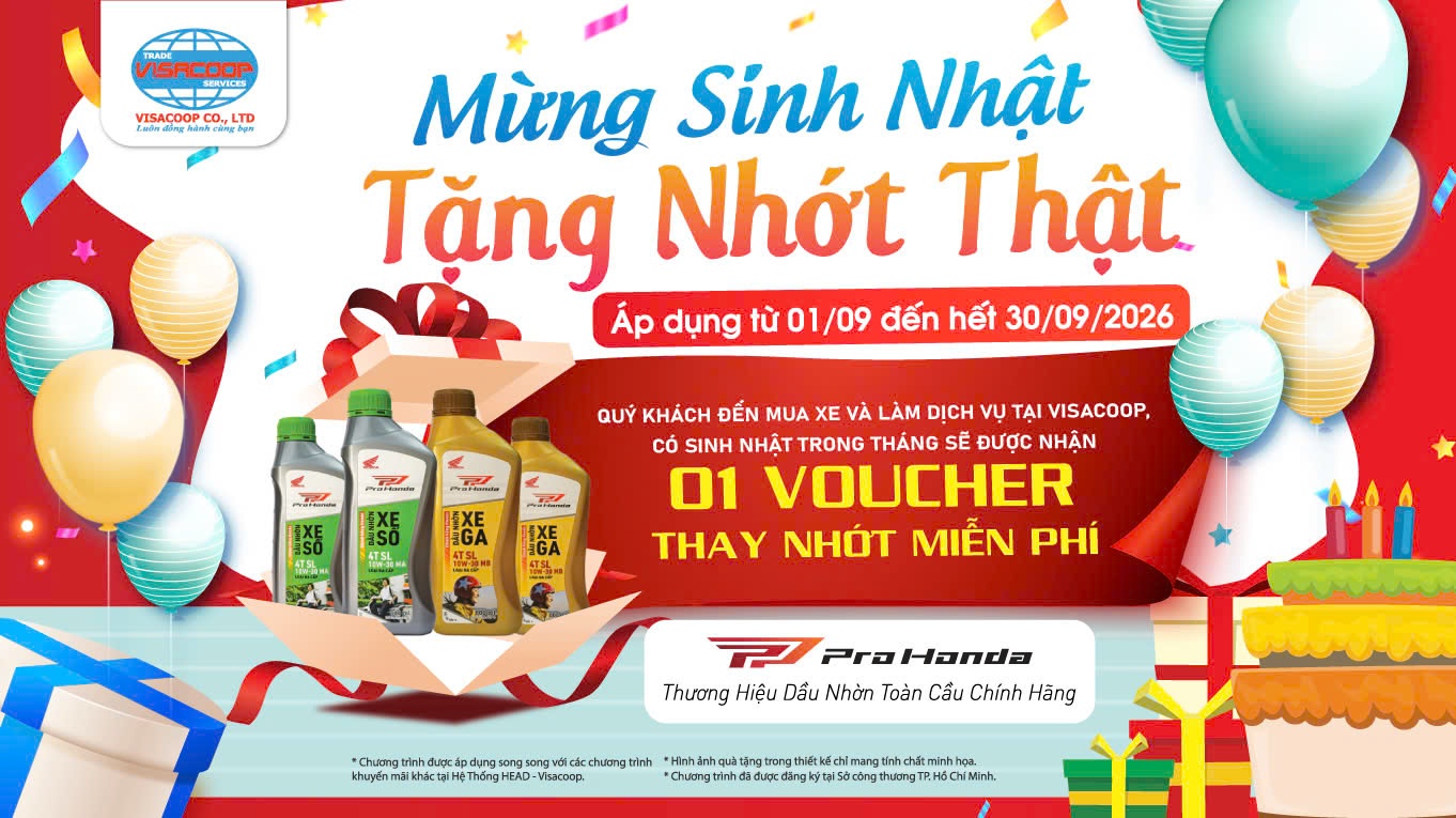 MỪNG SINH NHẬT – TẶNG NHỚT THẬT!