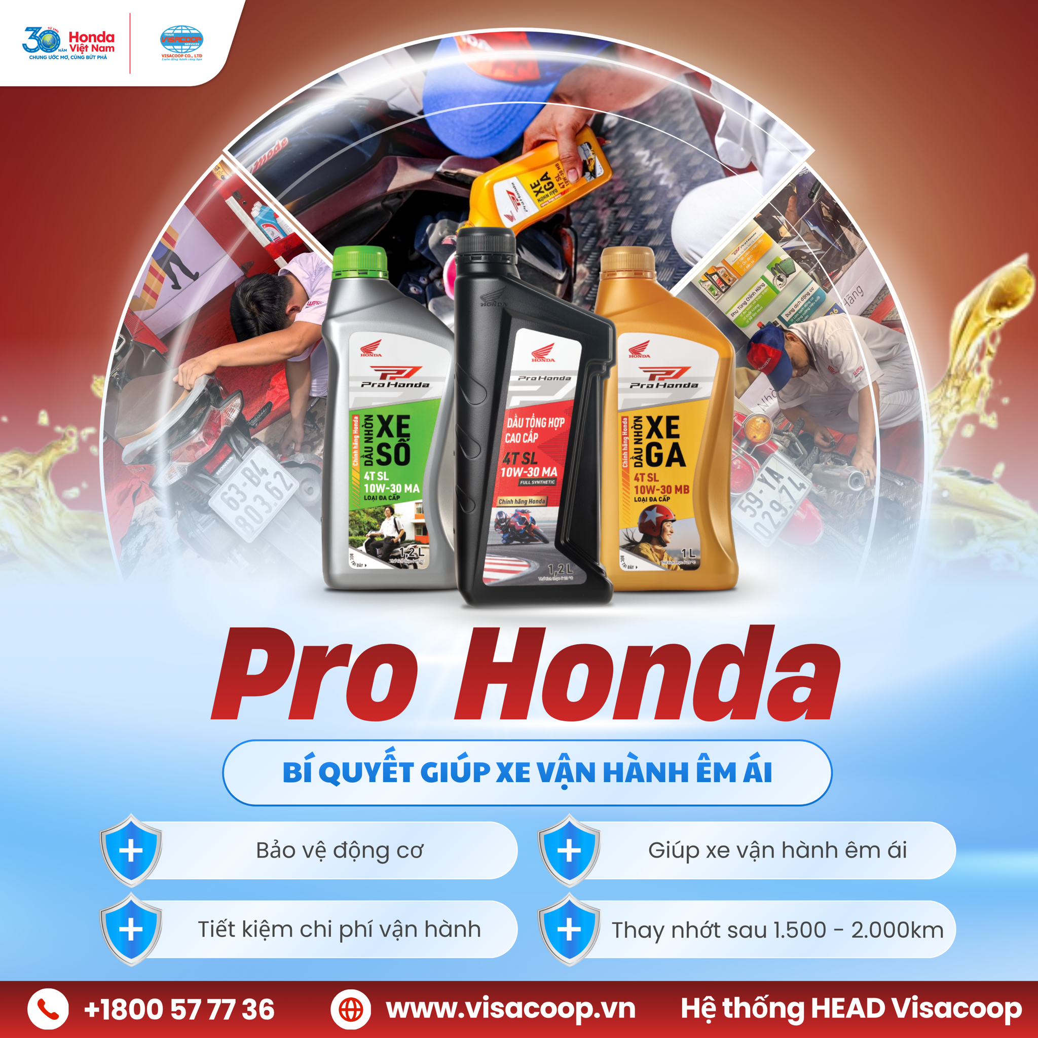 XE ÊM MỖI CHUYẾN ĐI – ĐỘNG CƠ BỀN BỈ MỖI NGÀY CÙNG Pro Honda