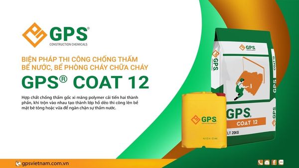 Biện Pháp Thi Công Chống Thấm Bể Nước, Bể PCCC với GPS® Coat 12