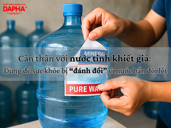 Cẩn thận với nước tinh khiết giả: Đừng để sức khỏe bị “đánh đổi” vì nước bẩn đội lốt