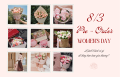 ĐẶT HOA SỚM NGÀY 8/3: ĐỂ NỤ CƯỜI NGƯỜI PHỤ NỮ THÊM RẠNG RỠ