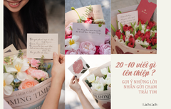 20/10 VIẾT GÌ TRÊN THIỆP - GỢI Ý NHỮNG LỜI NHẮN GỬI CHẠM TRÁI TIM