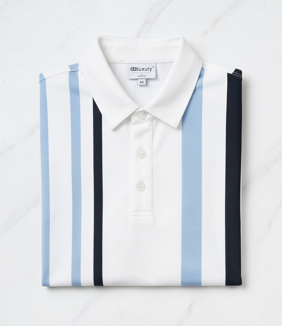 THE BARONS COURT STRIPE POLO