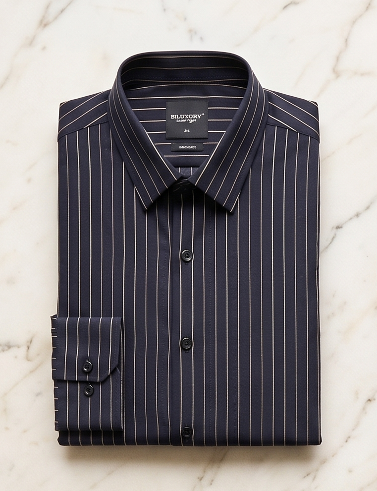 THE THREADNEDDLE CHALK STRIPE SHIRT