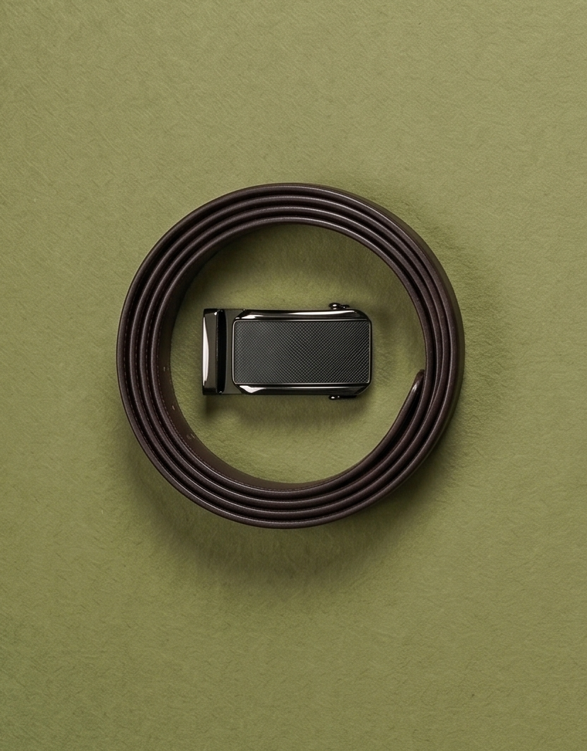 THE SAFFIANO RATCHET BELT