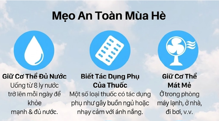 5 tình huống cấp cứu mùa hè và cách phòng tránh