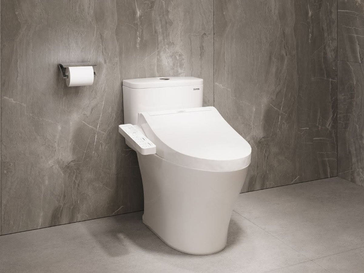 Bồn cầu 1 khối TOTO MS857CDW17 kiểu dáng giấu dây thẩm mỹ