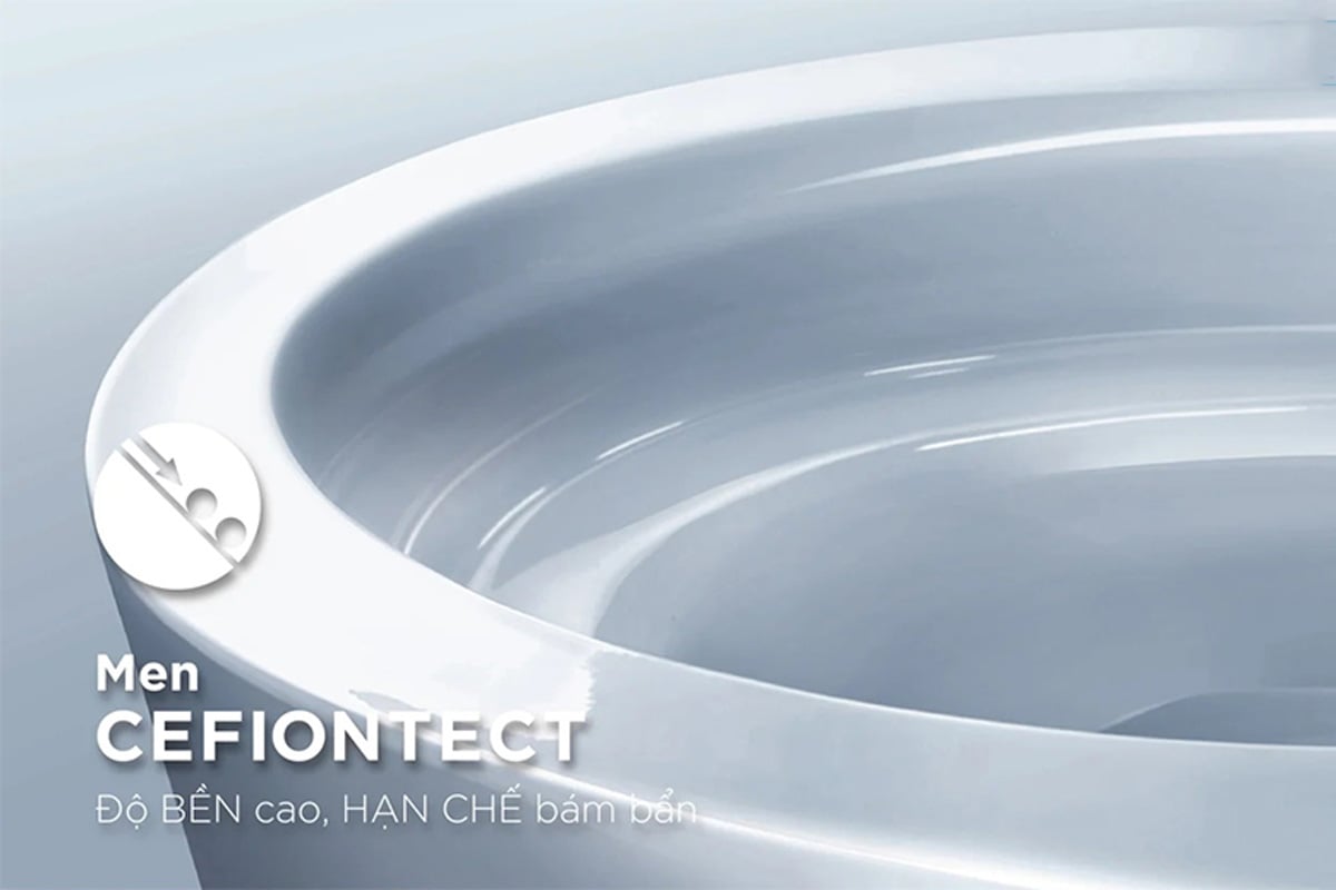 Công nghệ men sứ CeFiONtect chống bám bẩn