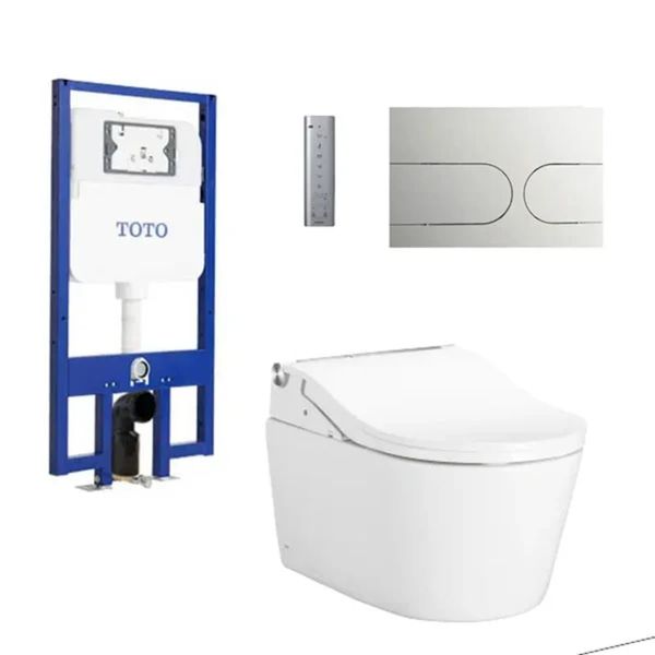 Bồn cầu treo tường TOTO CW542HME5UNW1 kèm nắp điện tử TCF802C2Z