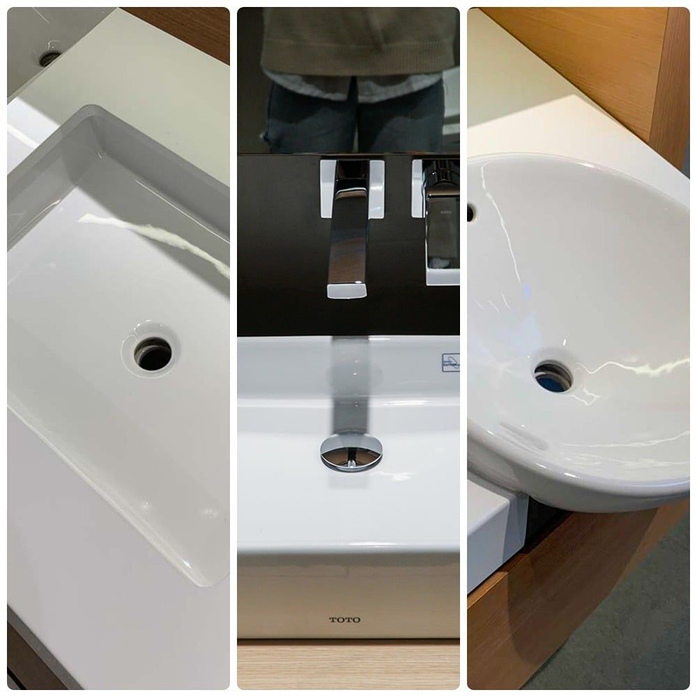 So sánh lavabo âm bàn, dương bàn và bán âm: Chọn loại nào phù hợp?