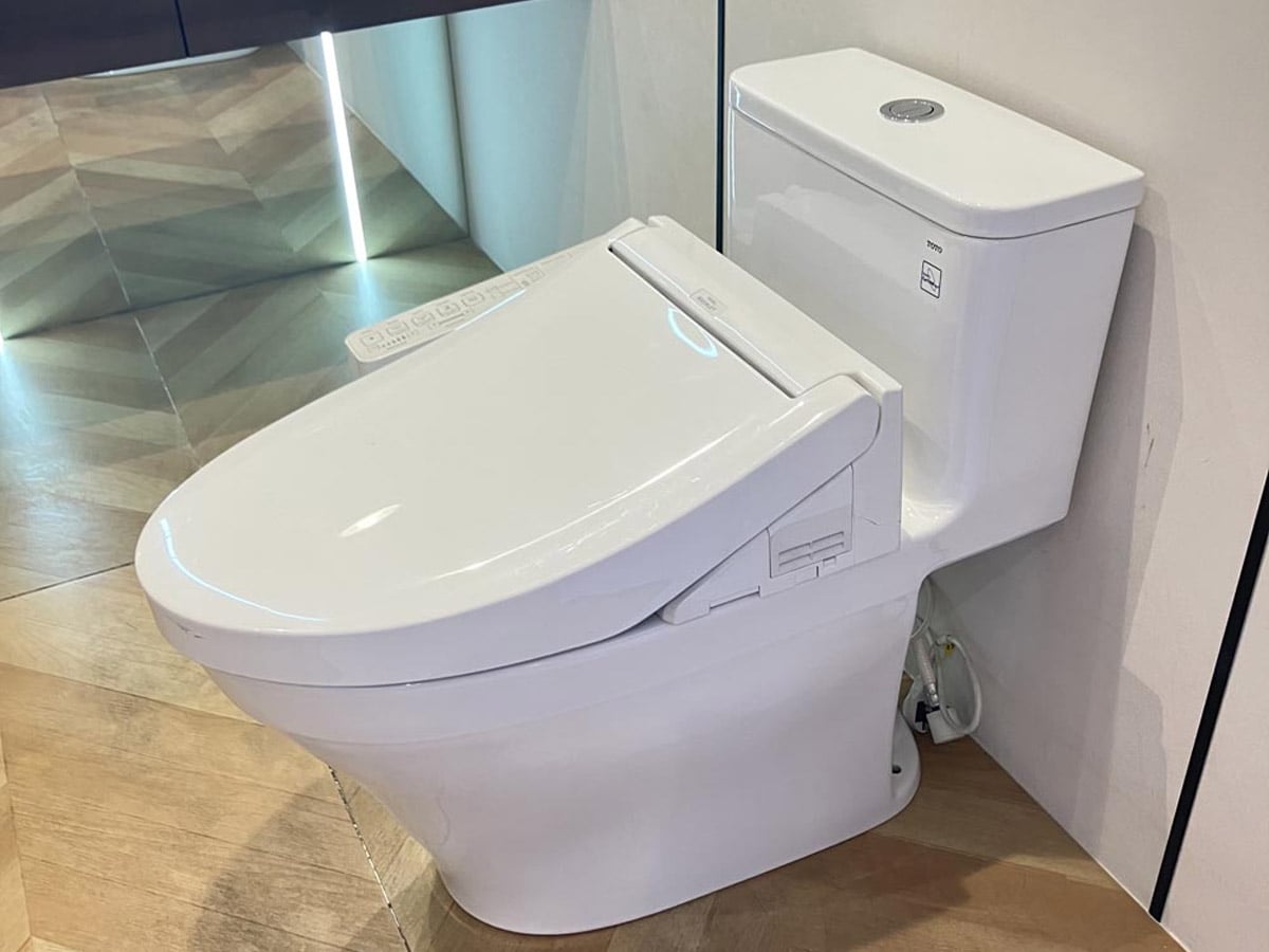 Bồn cầu TOTO MS857DW16 có kết cấu 1 khối liền mạch