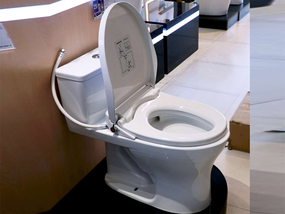 TOTO MS855DE4 được ứng dụng lớp men sứ CeFiONtect