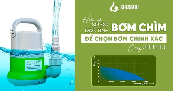 HIỂU VỀ SƠ ĐỒ ĐẶC TÍNH CỦA BƠM CHÌM ĐỂ CHỌN BƠM CHÍNH XÁC CÙNG SHUSHUI