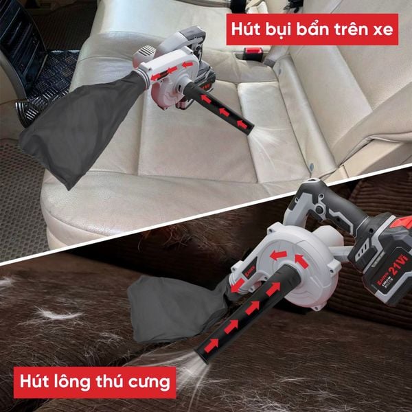 MÁY THỔI BỤI DÙNG PIN VÀ NHIỀU CÔNG DỤNG TIỆN ÍCH CÓ THỂ BẠN CHƯA BIẾT