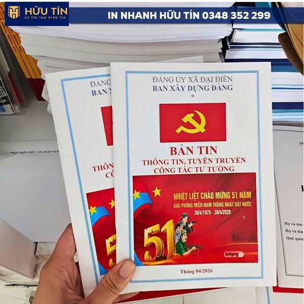 In Sổ, Tài Liệu Sổ Bản Tin Tháng Chuẩn Qui Định Cơ Quan Tại Bến Tre