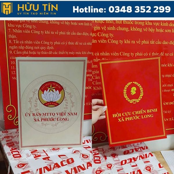 In Bìa Kẹp Tài Liệu Folder Theo Yêu Cầu Cho Cơ Quan, Đơn Vị tại Bến Tre
