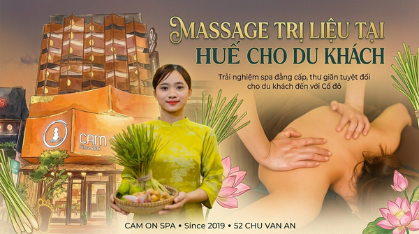 Massage trị liệu tại Huế cho du khách – Địa chỉ được đánh giá 5 sao