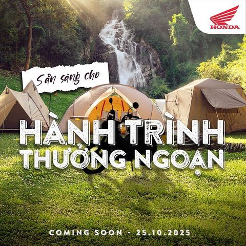 Honda hé lộ mẫu xe mới 2025 – Sẵn sàng cho hành trình thưởng ngoạn