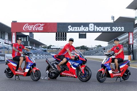 Honda CUV e: xe điện hỗ trợ đội đua Honda tại MotoGP Mandalika