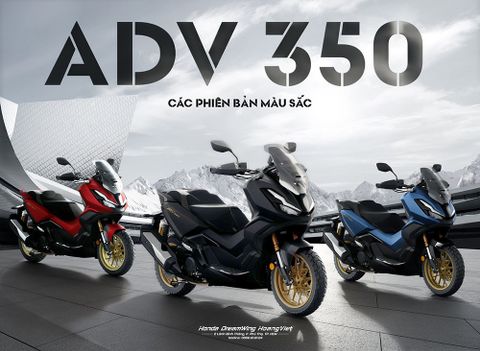 Hình ảnh và màu sắc Honda ADV350 tại Việt Nam
