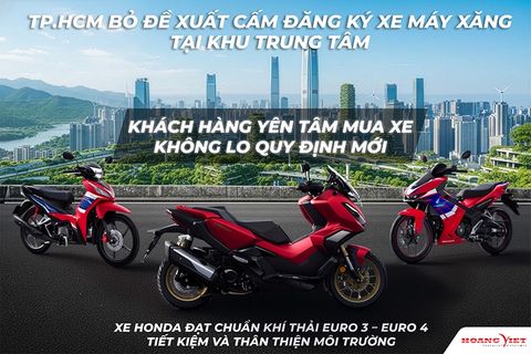 TP.HCM bỏ đề xuất cấm đăng ký mới xe máy xăng tại khu trung tâm