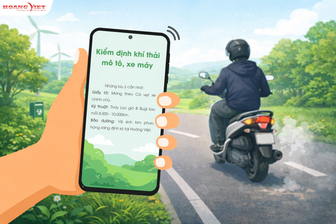 Kiểm định khí thải xe máy từ 2026: Chủ xe cần hiểu rõ trước khi áp dụng